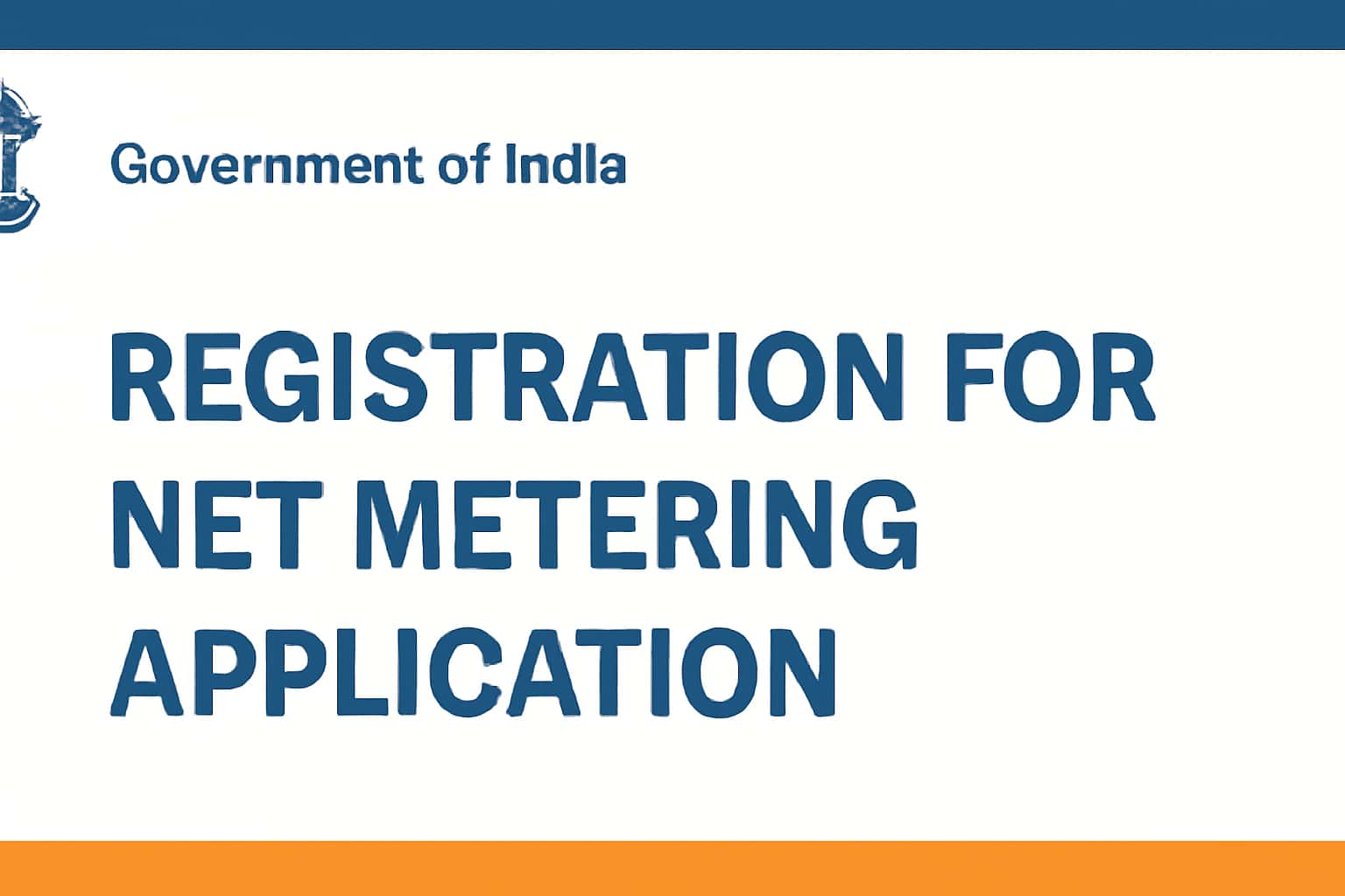 Registration for Net Metering Application