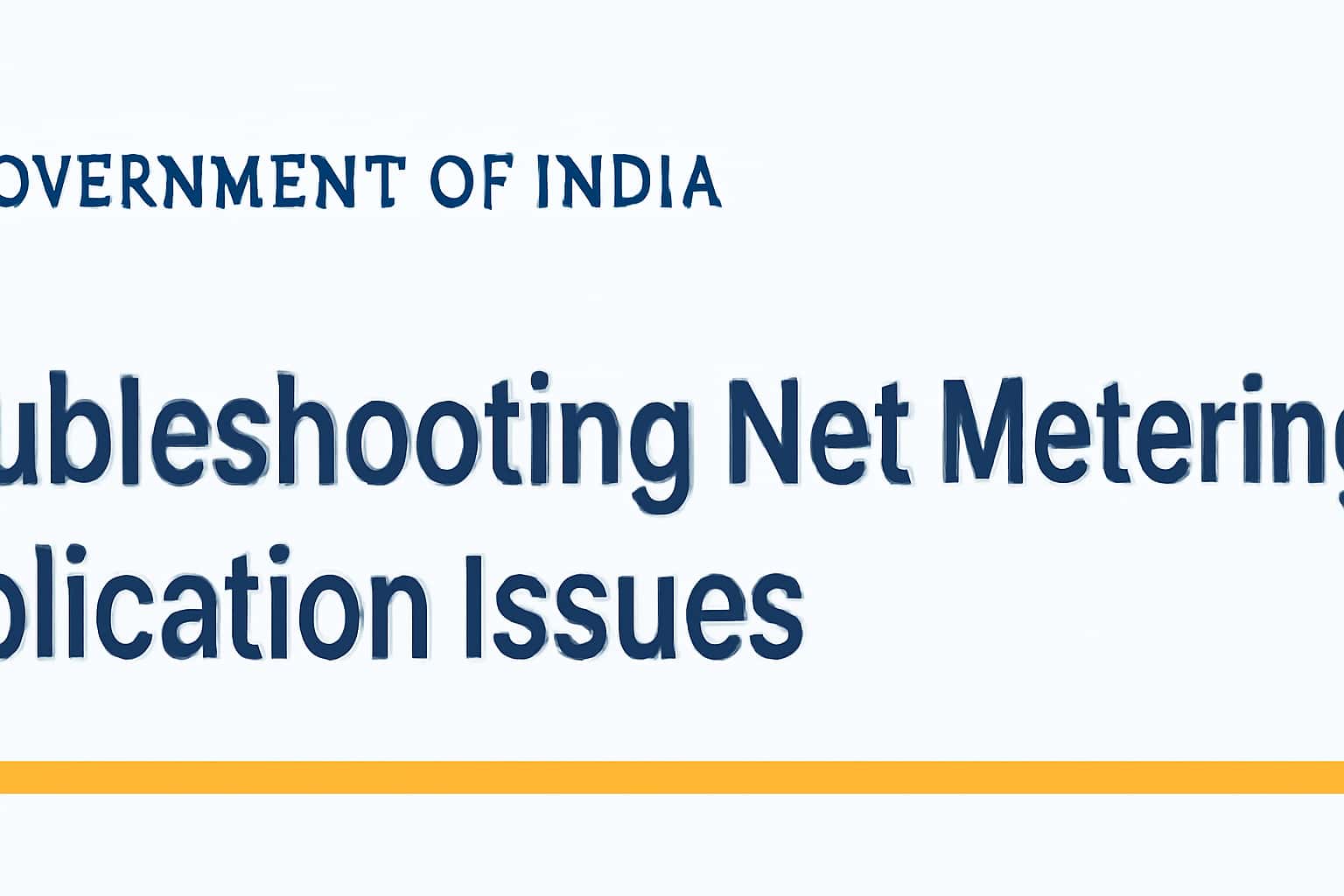 Troubleshooting Net Metering Application Issues